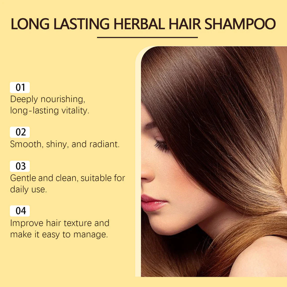 Long Lasting Natural Hair Dye Shampoo